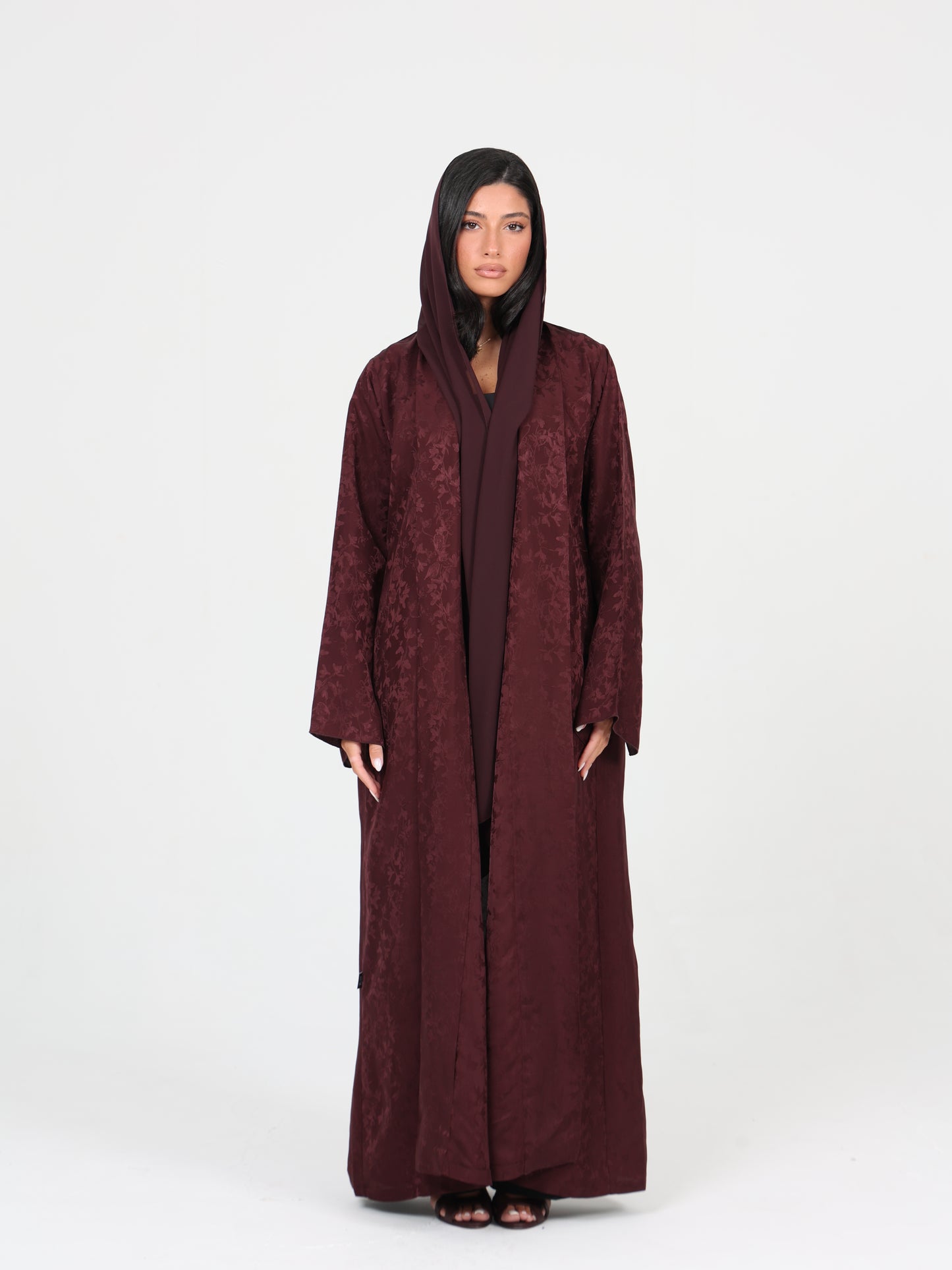 Berry Bloom Abaya