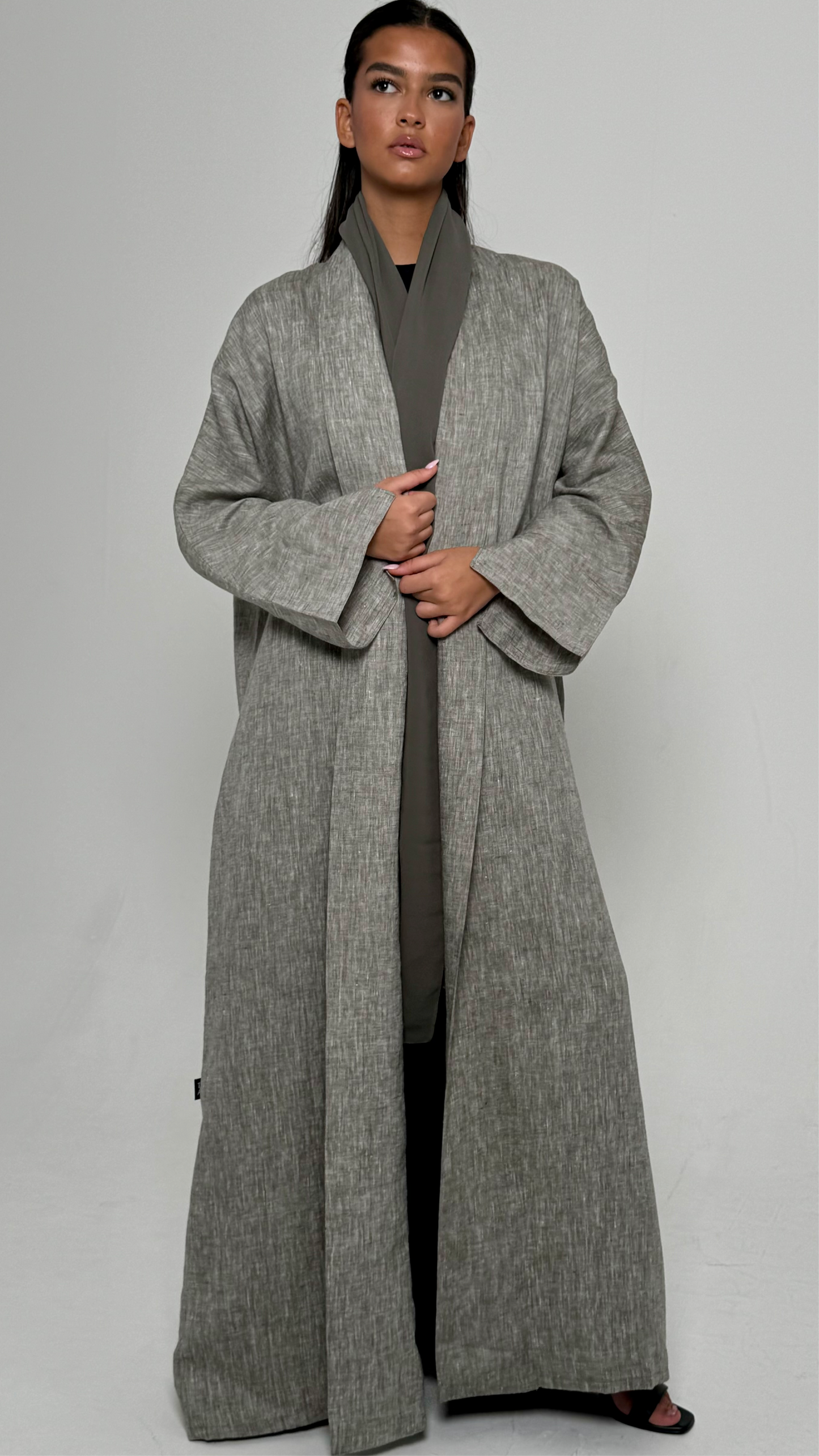 Linen Chambray in Olive