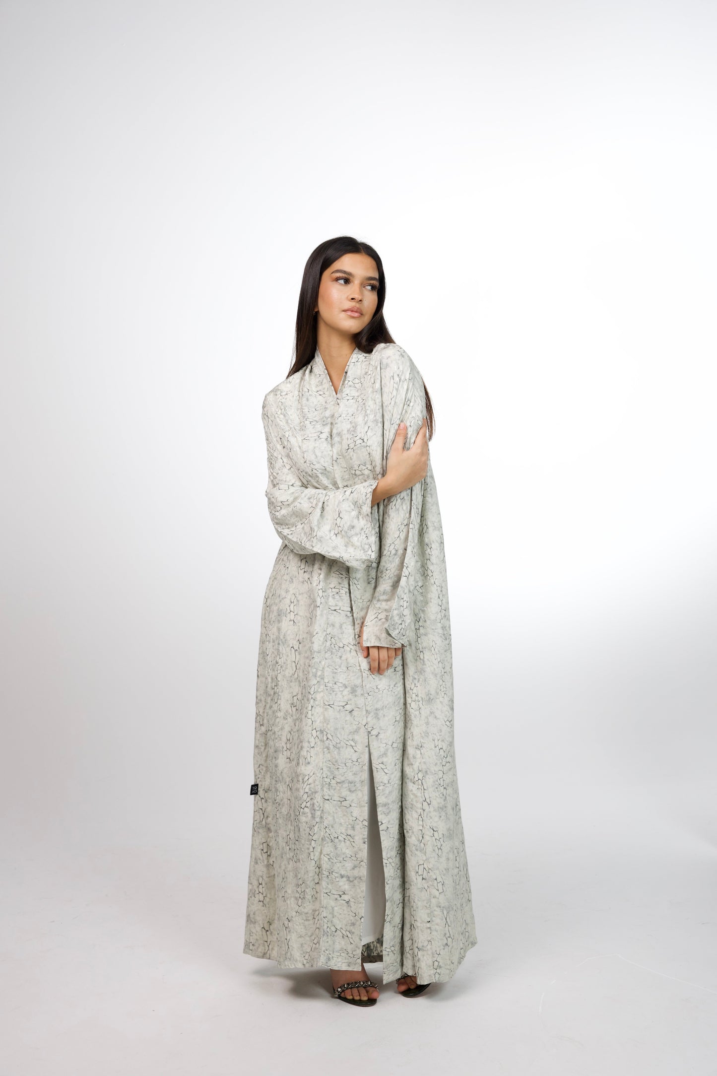 victorian white abaya