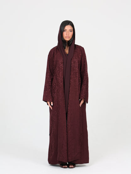 Berry Bloom Abaya
