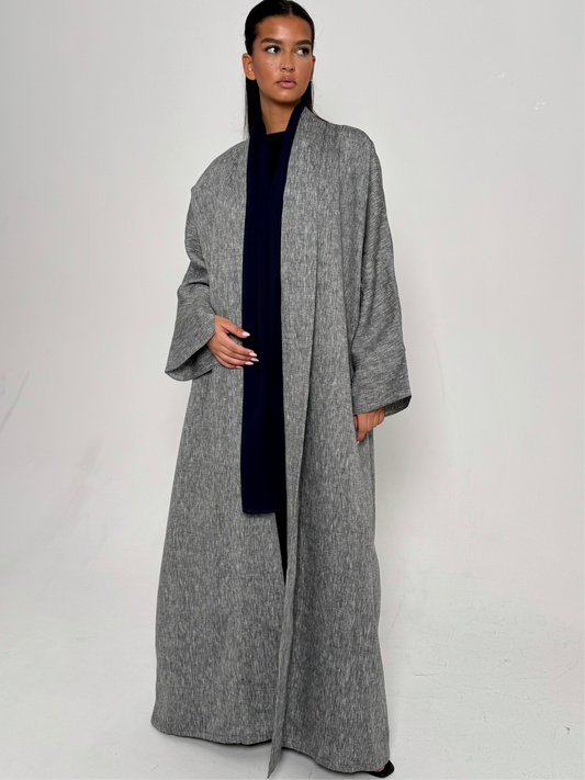 Linen Chambray in Black