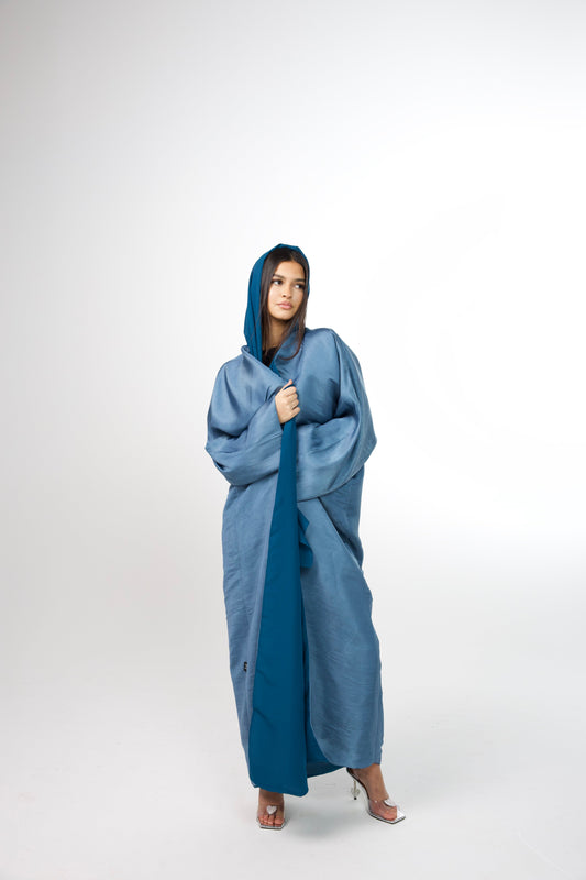 Blue organza